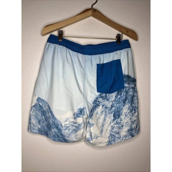 Coors Light Swim Trunks Board Shorts Lined Men's 32/34 Blue - Picture 5 of 7